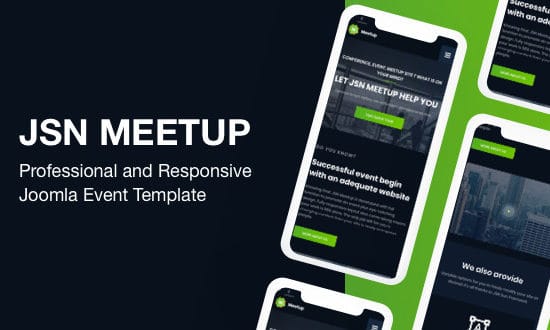 JSN MeetUp - Professional and Responsive Event Joomla Template