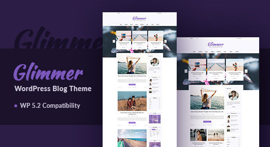 Glimmer - A Responsive WordPress Blog Theme