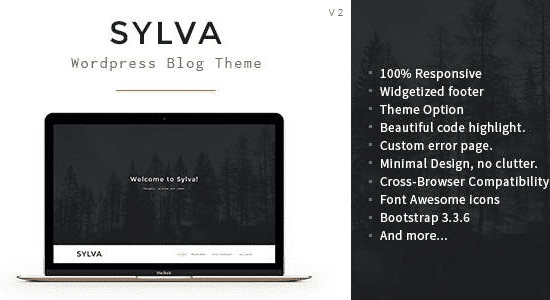 Sylva - Responsive Minimal Blog Theme