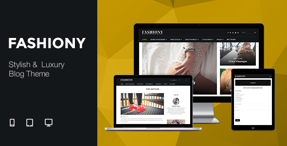 Fashiony - Stylish & Luxury Blog Theme