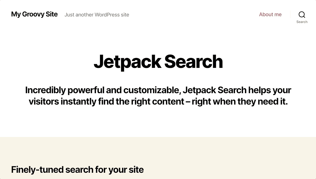 jps-demo The New Jetpack Search Add-On WordPress