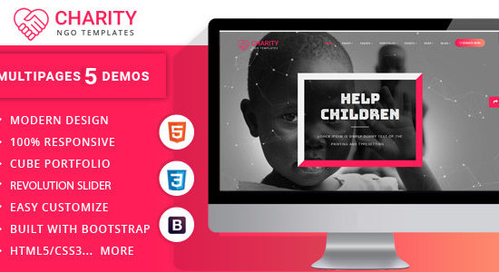 Charity Nonprofit Multipage Joomla Template