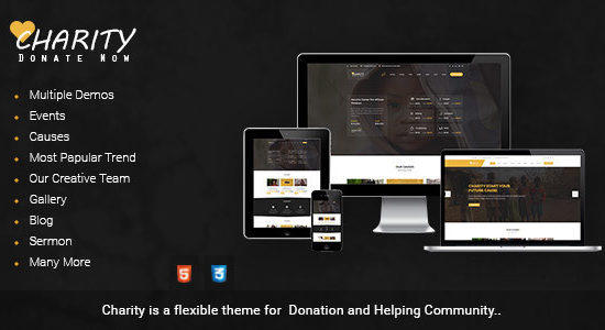 Charity Donation | Nonprofit / Fundraising HTML Template