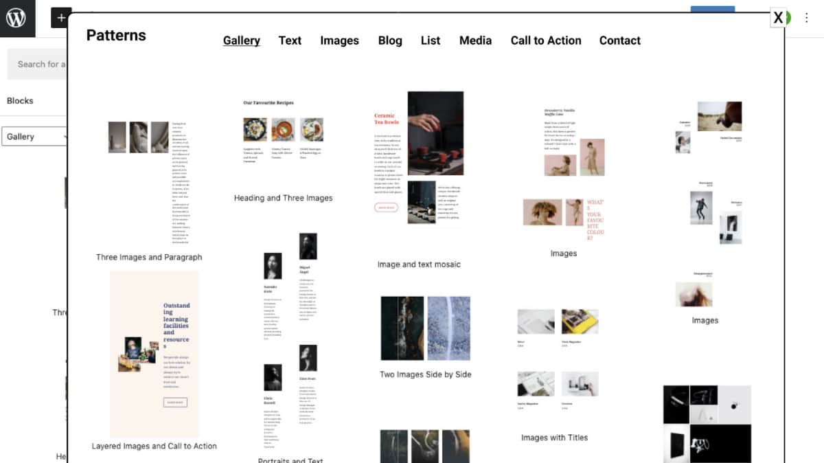 IRC WEB Services pattern-overlay Proposal to Create an Expanded View or Overlay for the Block Patterns Inserter pattern-overlay Proposal to Create an Expanded View or Overlay for the Block Patterns Inserter design tips
