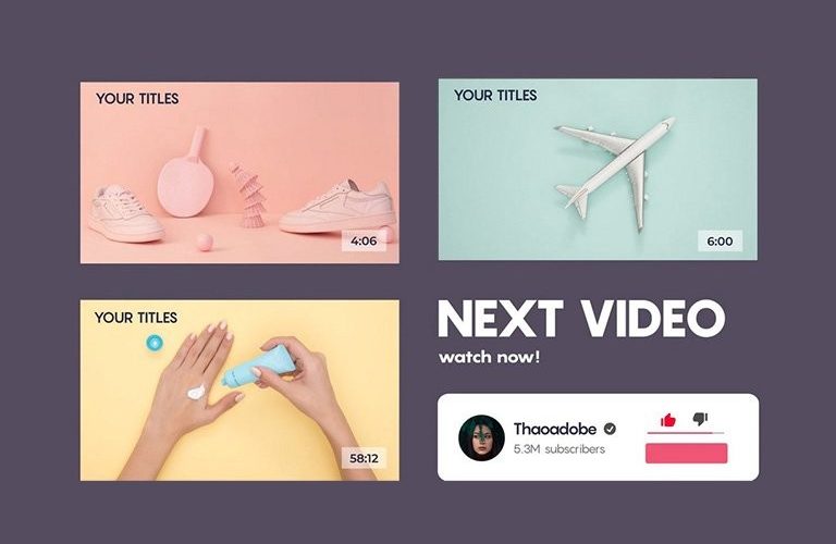 youtube-end-cards-768x500 15+ Best YouTube End Screen Templates for 2021 design tips 