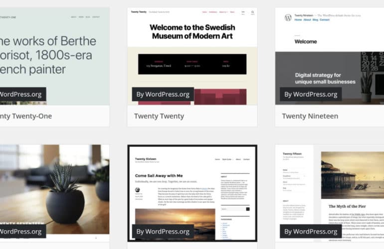 default-wp-themes-770x500 Work on the Twenty Twenty-Two Default WordPress Theme Should Already Be Underway design tips 