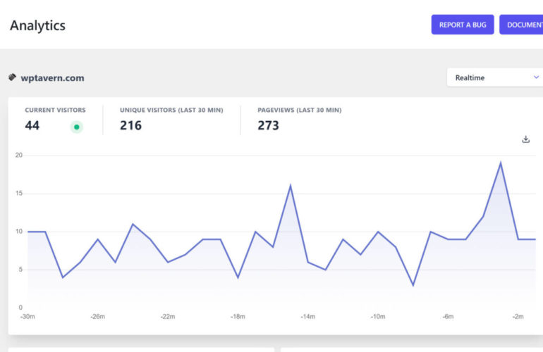 plausible-dashboard-featured-770x500 Plausible Analytics Adds Statistics Dashboard to the WordPress Admin design tips 