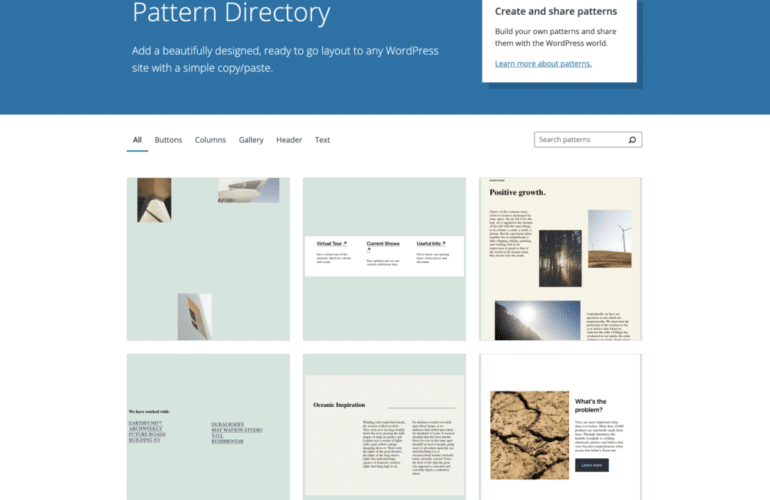 IRC WEB Services Screen-Shot-2021-04-28-at-3.03.14-PM-770x500 Pattern Directory Targeted to Launch with WordPress 5.8 Screen-Shot-2021-04-28-at-3.03.14-PM-770x500 Pattern Directory Targeted to Launch with WordPress 5.8 design tips
