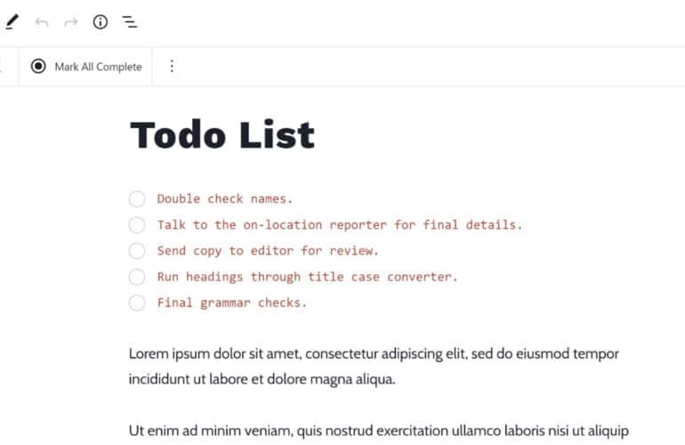 todo-list-block-featured-770x500 Create a Publishing Task List With the Todo List Block design tips