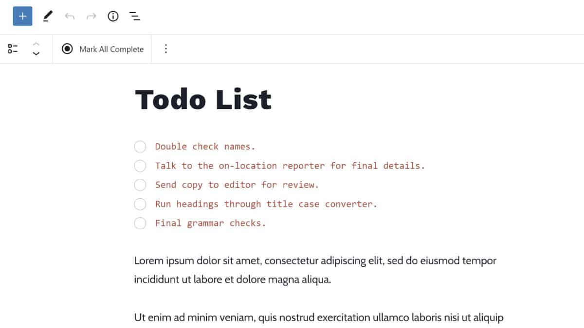 todo-list-block-featured Create a Publishing Task List With the Todo List Block design tips 