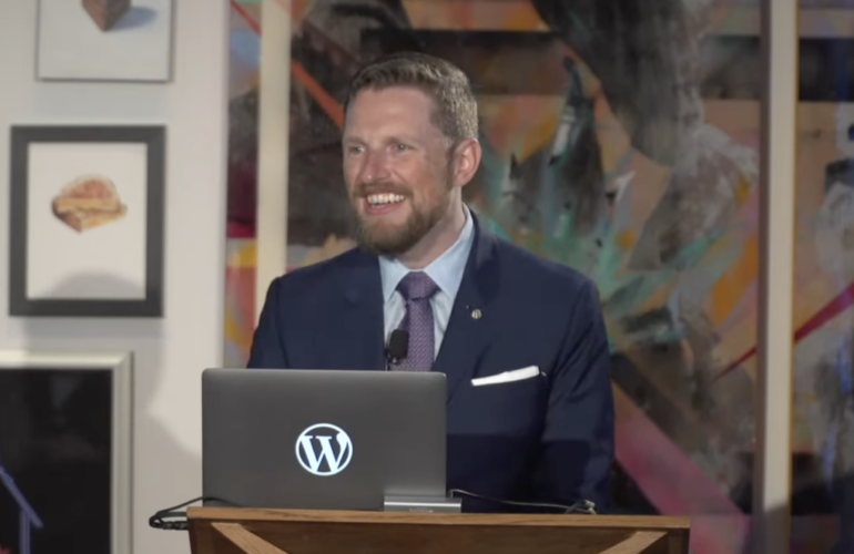 state-of-the-word-2021-matt-mullenweg-770x500 State of the Word 2021: WordPress Passes 43% Market Share, Looks to Expand the Commons Through Openverse design tips 