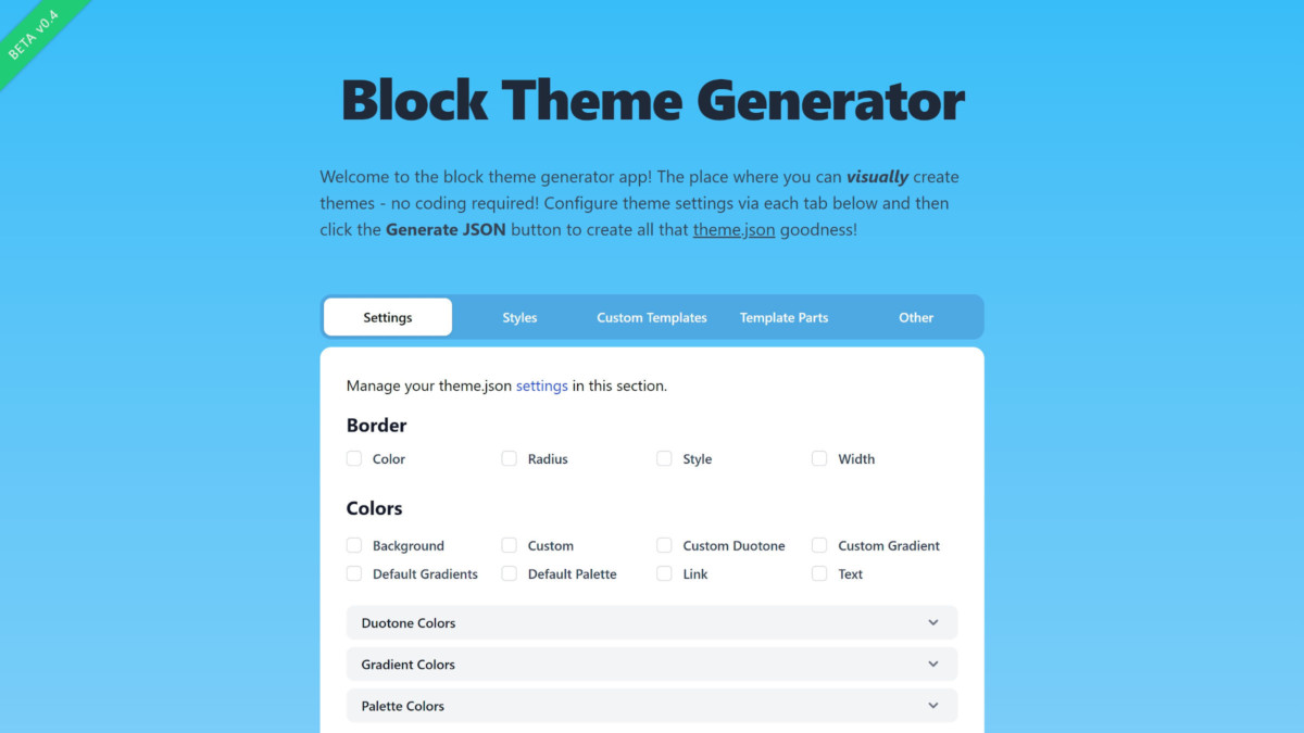themegen-featured David Gwyer Teases Block Theme Generator App, Plans for a Community of Creators design tips 