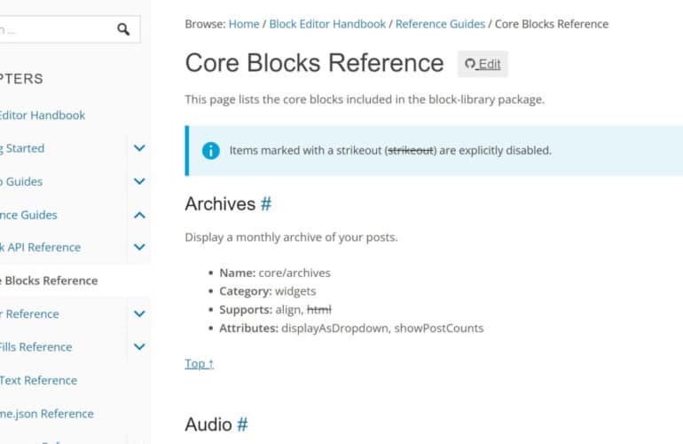 core-blocks-reference-770x500 Gutenberg 12.3 Introduces New Blocks, Design Options, and a Complete Core Blocks Reference design tips 