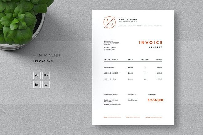 invoice-templates-word 20+ Best Invoice Templates for Word (Free & Pro) 2022 design tips 