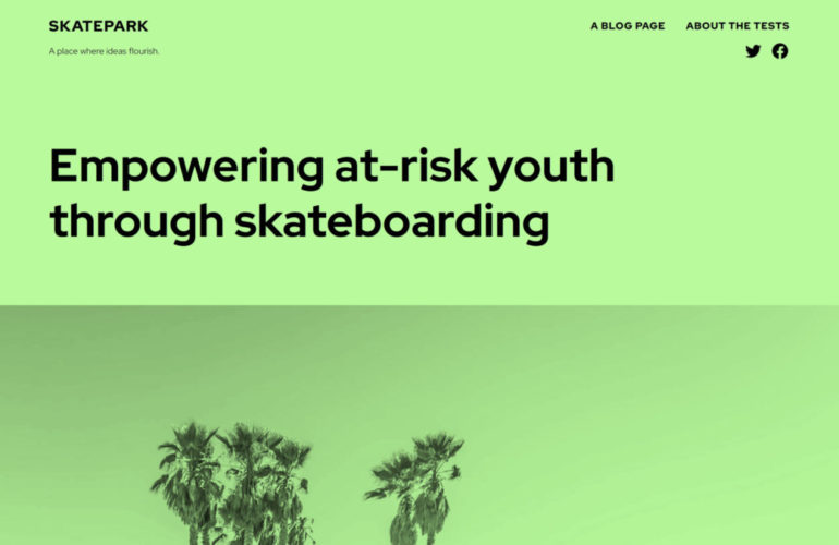 IRC WEB Services skatepark-featured-770x500 Skatepark Is a Bold and Vibrant Block Theme for Events and Organizations skatepark-featured-770x500 Skatepark Is a Bold and Vibrant Block Theme for Events and Organizations design tips
