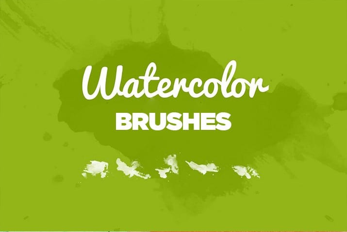 watercolor-brushes 35+ Best Photoshop Watercolor Brushes (Free & Premium) design tips 