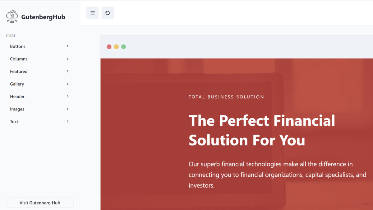 IRC WEB Services gh-builder-featured Gutenberg Hub Launches an Online Page Builder App Using WordPress Patterns gh-builder-featured Gutenberg Hub Launches an Online Page Builder App Using WordPress Patterns design tips