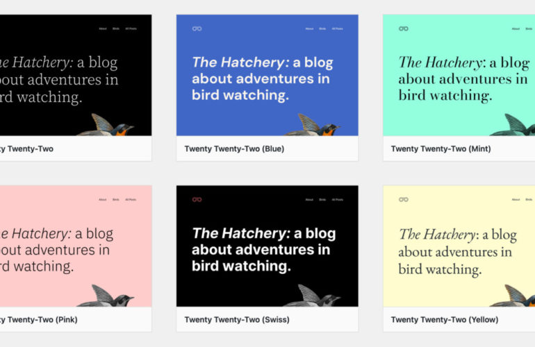 twenty-twenty-two-alternatives-770x500 WordPress Design Contributors Propose Shipping a Curated Set of Style Variations Instead of a New Default Theme design tips 