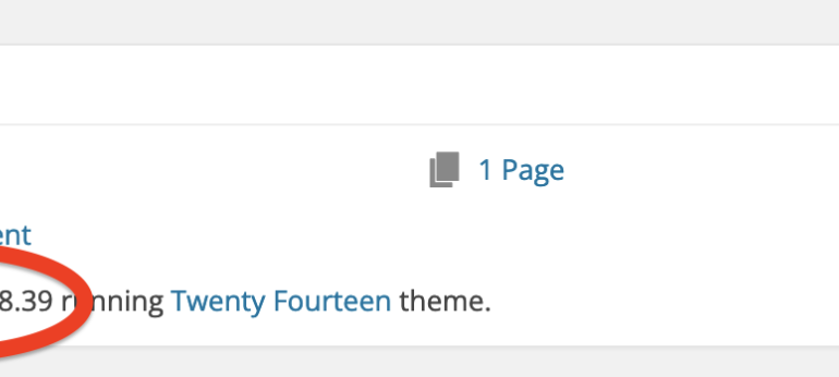 at-a-glance-widget-770x346 Dropping security updates for WordPress versions 3.7 through 4.0 WPDev News 