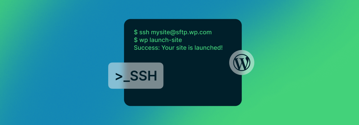 wp-ssh-blog SSH Now Available for Business and eCommerce Sites WordPress 