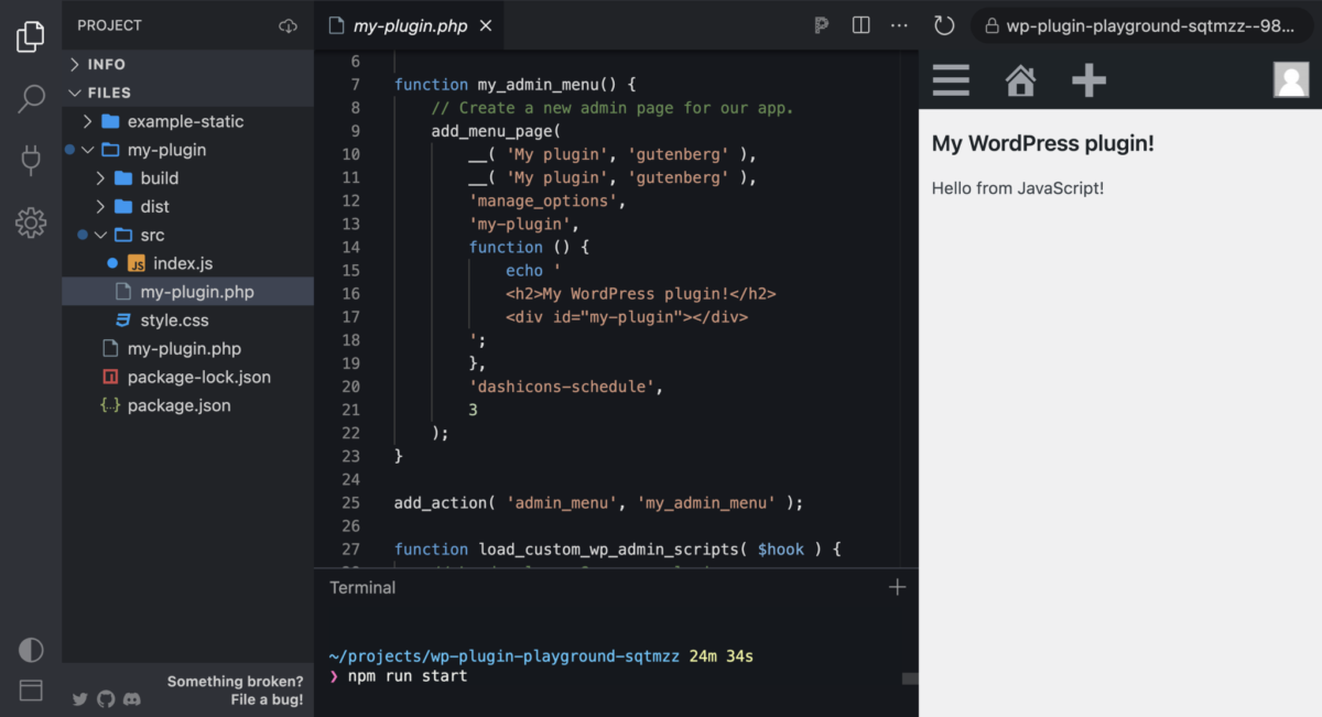 WordPress-IDE-larger-font-2048x1111-1 New Prototype Runs WordPress in the Browser with No PHP Server design tips 