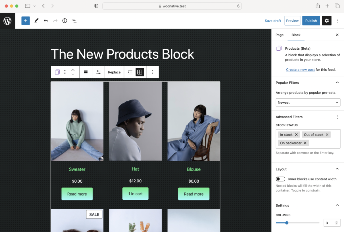 Screen-Shot-2022-12-09-at-4.51.34-PM WooCommerce 7.3 Introduces New Products Block in Beta design tips 