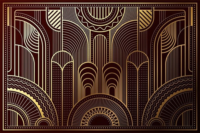 art-deco-patterns-frames-backgrounds 20+ Best Art Deco Patterns, Frames, & Backgrounds design tips 