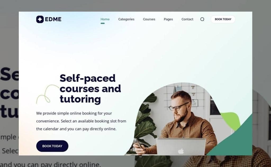edme 3 Best WordPress Themes with Appointment Booking Functionality design tips 