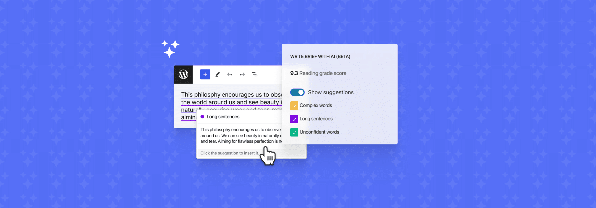 write-brief-with-ai-blog-header Clearer Writing at Your Fingertips: Introducing Write Brief with AI (Beta) WordPress 