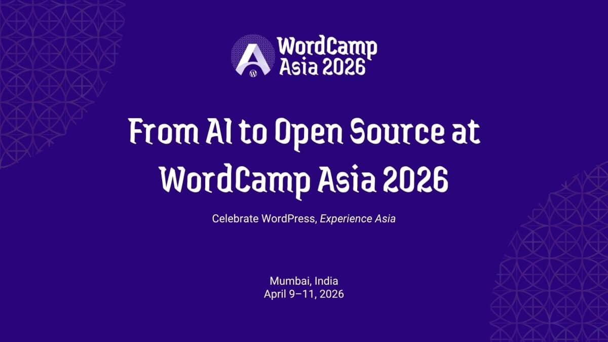 IRC WEB Services From-AI-to-Open-Source-at-WC-Asia-2026 From AI to Open Source at WordCamp Asia 2026 From-AI-to-Open-Source-at-WC-Asia-2026 From AI to Open Source at WordCamp Asia 2026 WPDev News