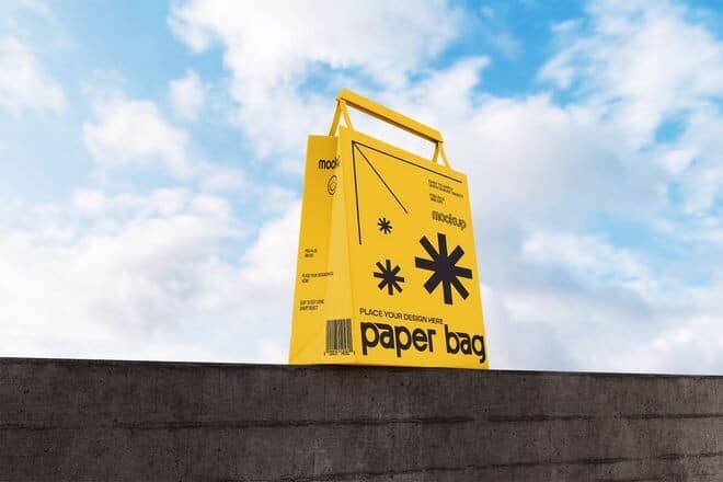 paper-bag-mockups 20 Handpicked Paper Bag Mockups (Free & Pro) design tips 