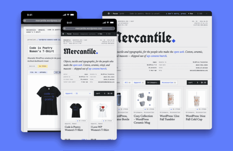 IRC WEB Services image-1-770x500 Browse the New Mercantile Swag Store – WordPress News image-1-770x500 Browse the New Mercantile Swag Store – WordPress News WPDev News